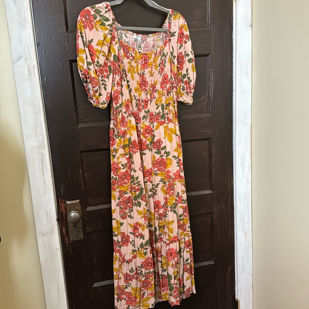 NWOT Polagram floral maxi dress